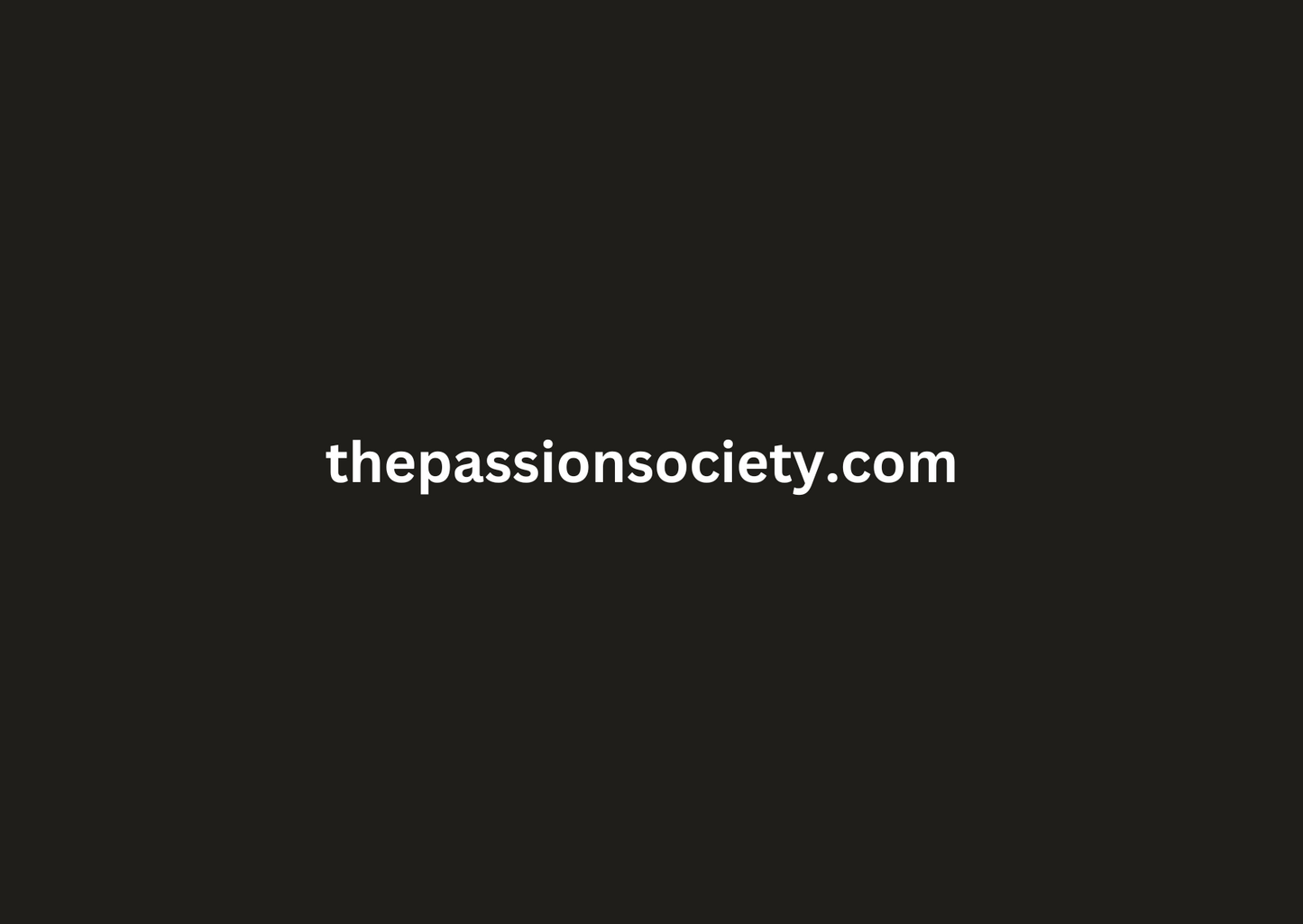 thepassionsociety.com