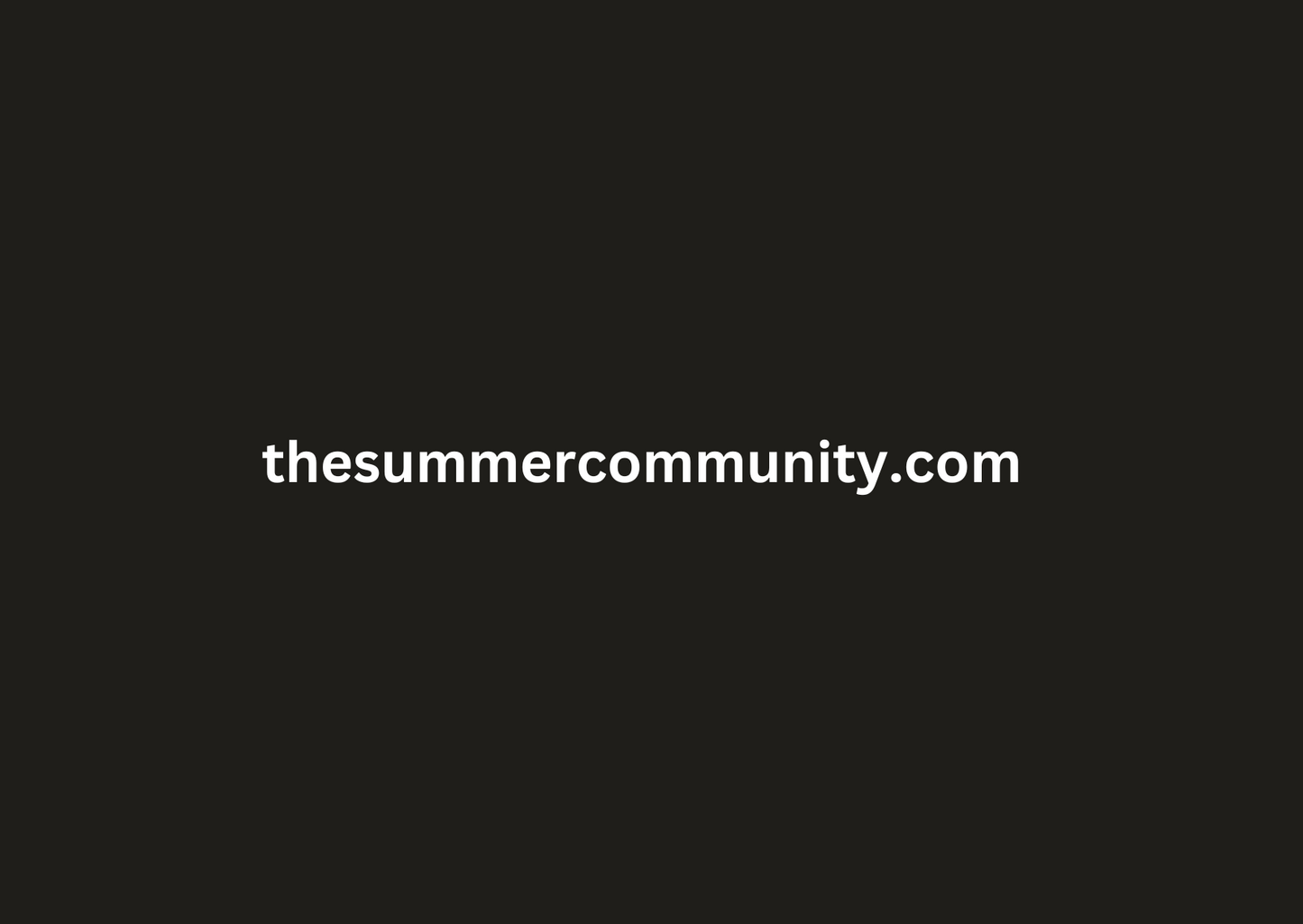 thesummercommunity.com